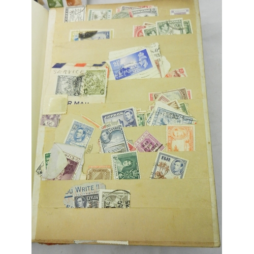 135 - A sparsely filled album of postage stamps, most British / British Empire interest early 20th cent; o... 