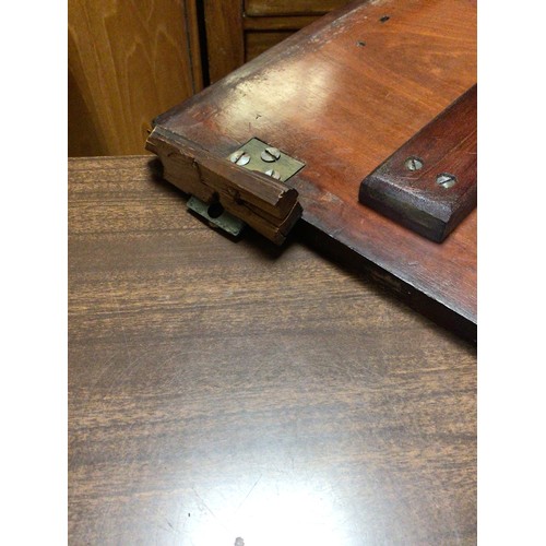 758 - A 18th cen mahogany George Garcka 1780 square piano, top damaged, later base (a/f), 151cm long, ex B... 