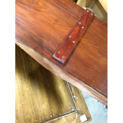 758 - A 18th cen mahogany George Garcka 1780 square piano, top damaged, later base (a/f), 151cm long, ex B... 