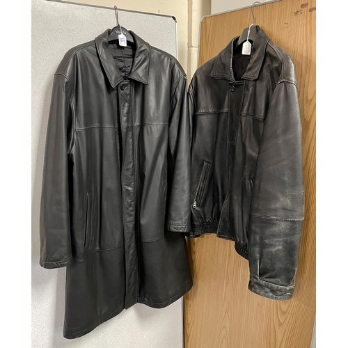 11 - Two leather jackets