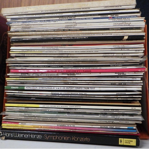 113 - Two boxes of misc Classical interest LPs (2)