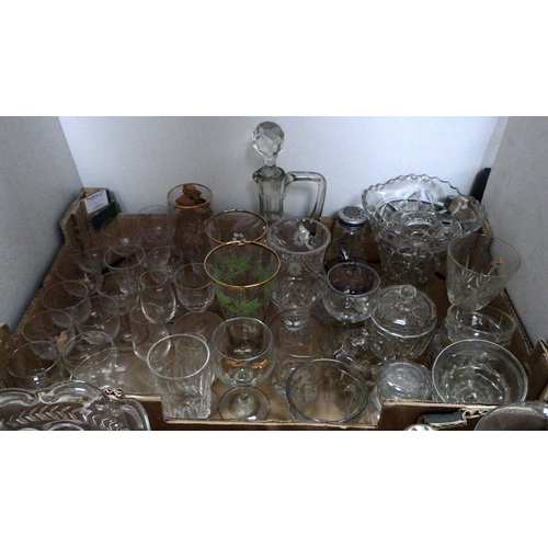 116 - Two boxes of glass ware