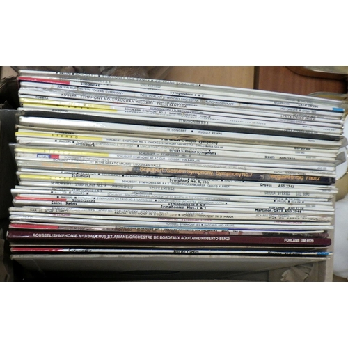 130 - Two boxes of misc Classical interest LPs (2