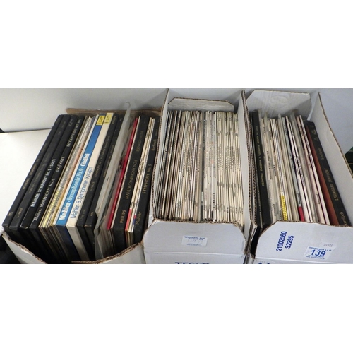 139 - Three  boxes of misc Classical interest LPs (3)