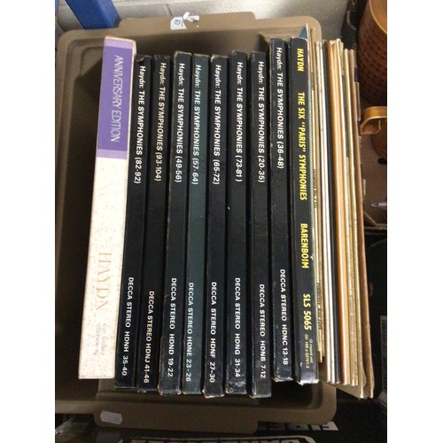 361 - Four  boxes of misc classical Lps (4)