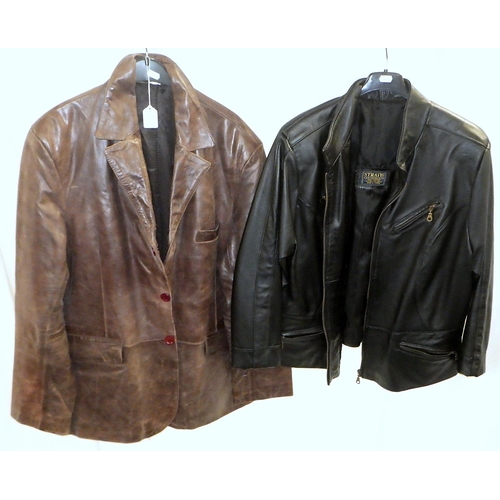 368 - Two leather jackets