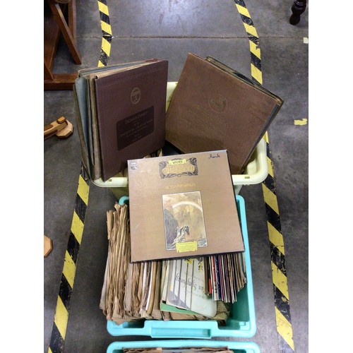 367 - Three boxes of 78s records