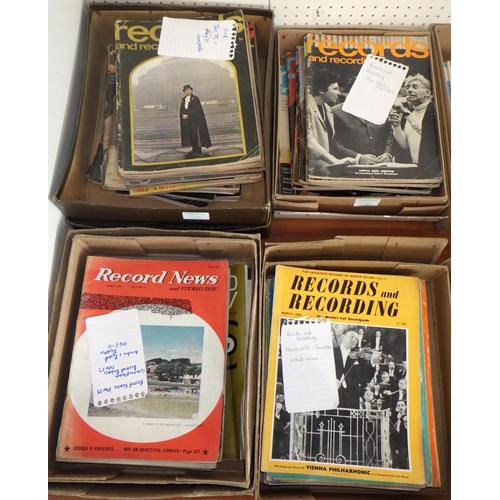 241 - An extensive collection of Records and Recording magazines 1958 onwards (10)