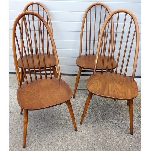 726 - Four Ercol Golden Dawn dining chairs