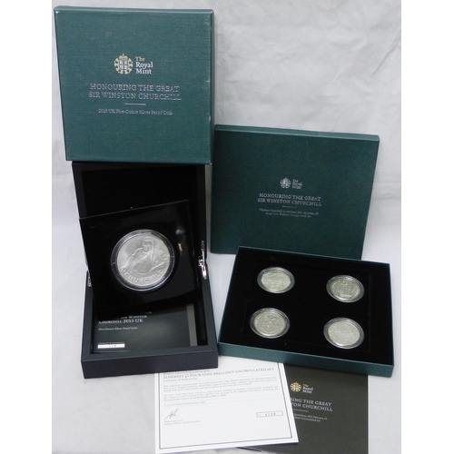 142 - Royal Mint Collectors' Coins: 2015 £10 silver proof 