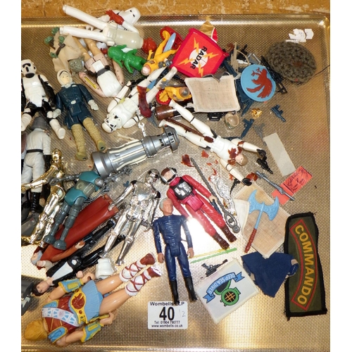 40 - A large qty of Star Wars figures (2)