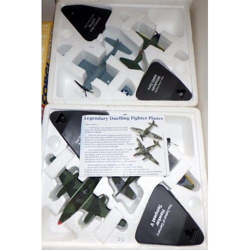 8 - Eight various model military aeroplanes to inc Corgi, etc (8)