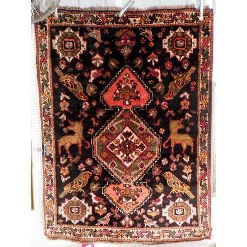 51 - An Afghan style rug 120 x 160cm