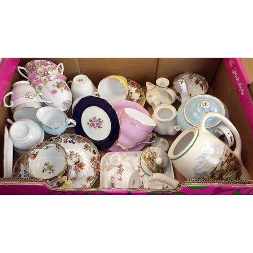 133 - A large qty of misc ceramics to inc tea pots, tea ware etc af (4)