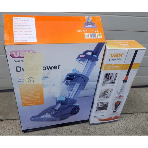 814 - Two Vax vacuum cleaners, sold as seen