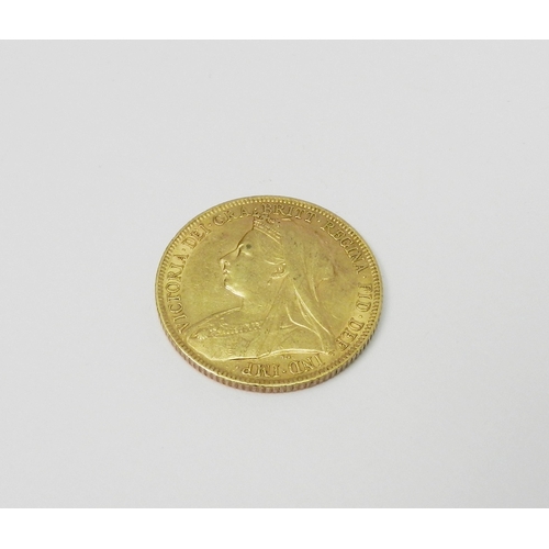 140 - A Victoria sovereign, 1901.  GOLD BULLION COINS - VAT EXEMPT.