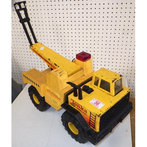 56 - Two large Tonka turbo diesel toys