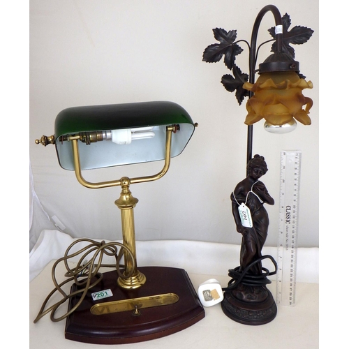 201 - Two modern lamps (2)
All electricals sold as seen