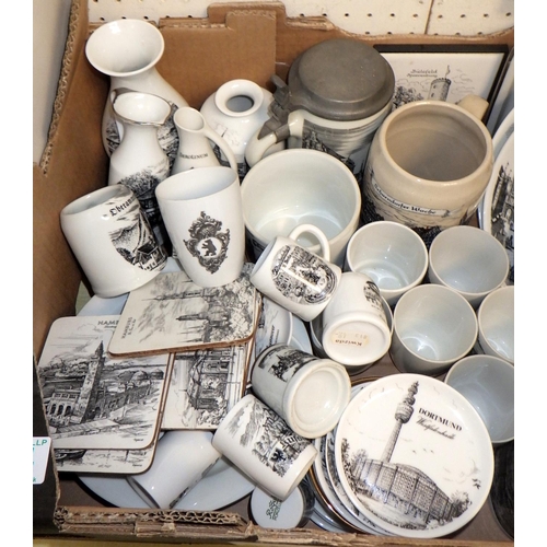 224 - A quantity of Bavarian and other German/Austrian ceramics etc