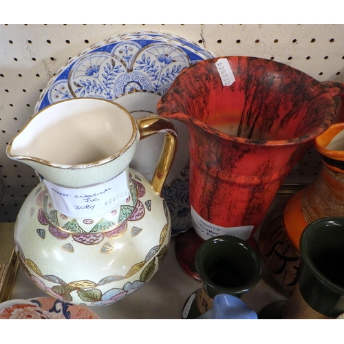 226 - A qty of misc ceramics to include Myott jugs etc