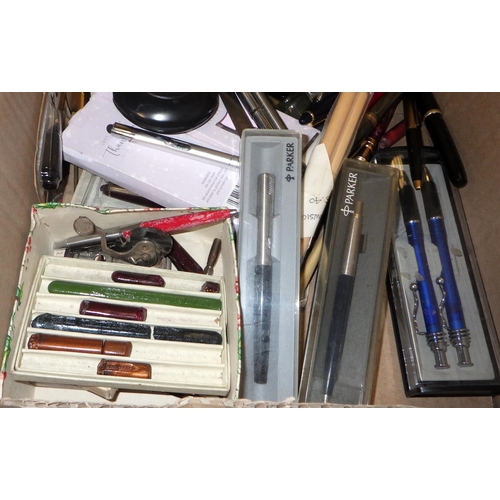 240 - A qty of various pens etc