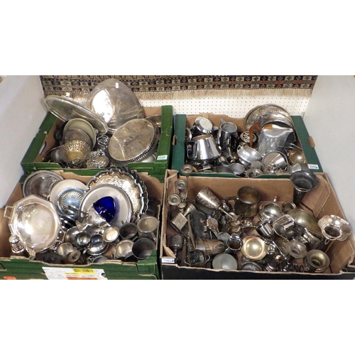 249 - A large qty of silver plate and metal wares (4)