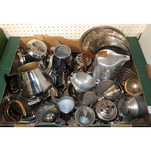 249 - A large qty of silver plate and metal wares (4)