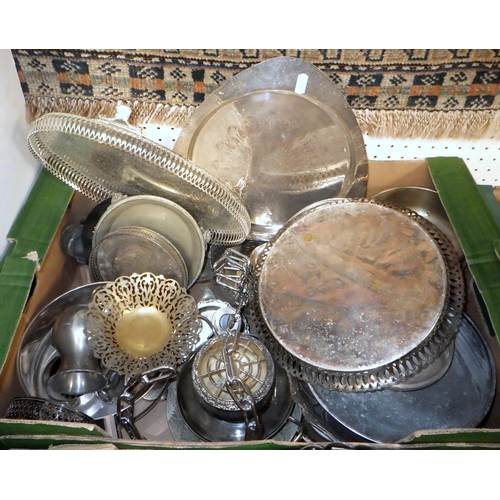 249 - A large qty of silver plate and metal wares (4)