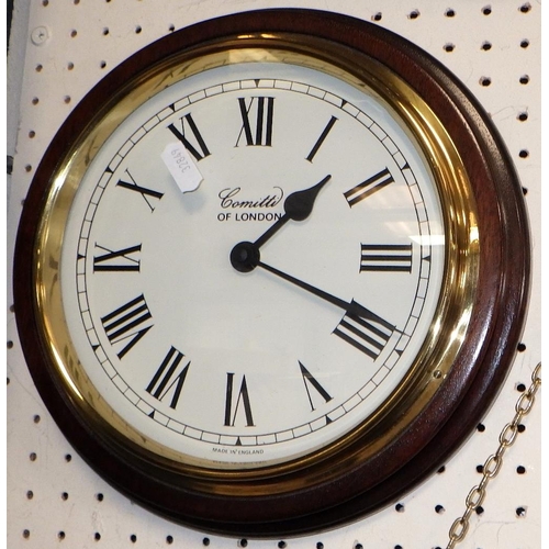 264 - A Wilson forecast barometer together with a clock and mirror (3)