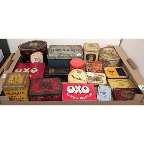 267 - Various advertising tins