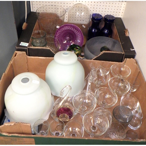 273 - A quantity of miscellaneous glassware (2)