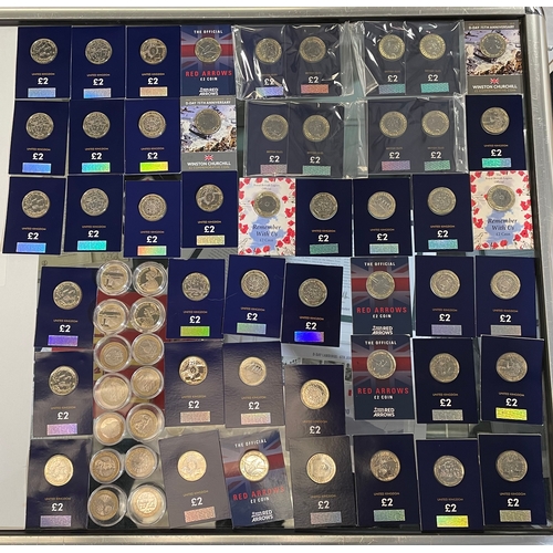 165 - Collectors Coins: A qty of £2 coins approx 60