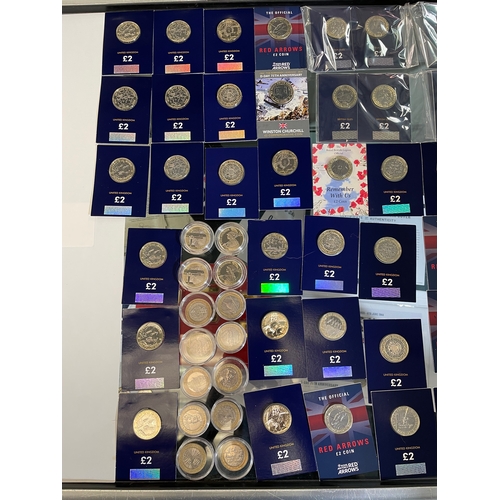 165 - Collectors Coins: A qty of £2 coins approx 60