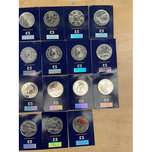 168 - Collectors Coins: A qty of £5 coins