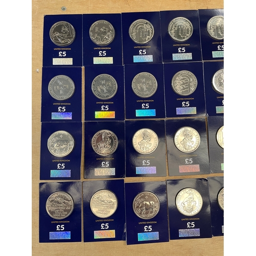 168 - Collectors Coins: A qty of £5 coins