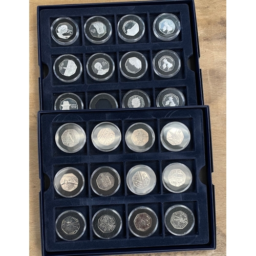 173 - Collectors Coins: A qty of 50p coins to inc copy coins