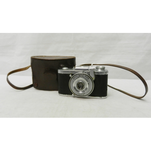 155 - A Zeiss Ikon Tenax I 35mm camera, in leather case.