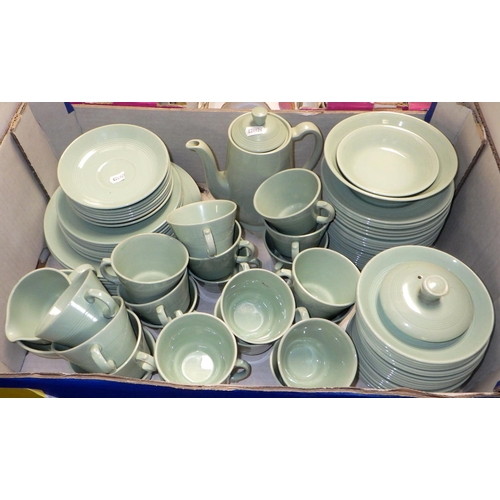 477 - A qty of Royal Worcester Evesham table ware together with Woods tea ware (2)