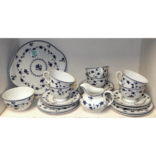 501 - A Royal Doulton Yorktown tea set