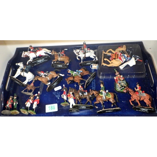 188 - Two trays of Del Prado soldiers