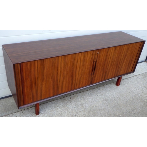 911 - An office sideboard with tambour front