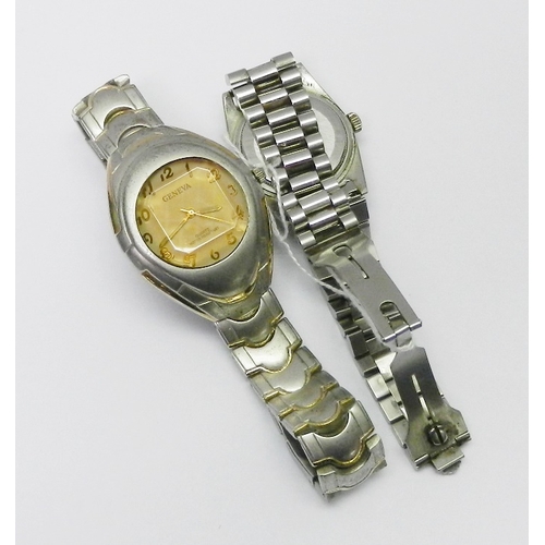 97 - Two bracelet watches, both a/f