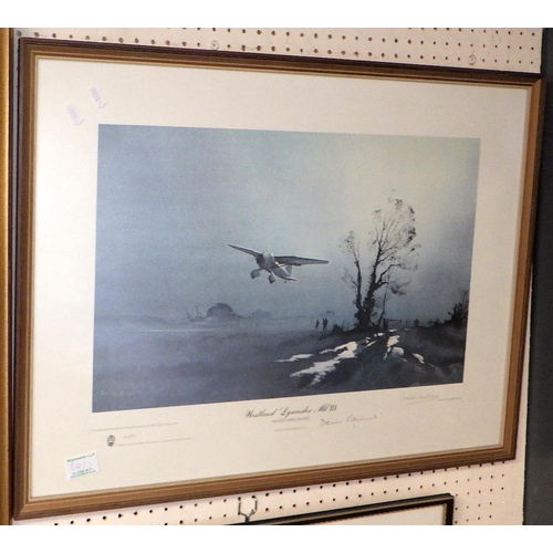 24 - The Dam busters wartime survivors signed print together with further limited edition pencil signed m... 