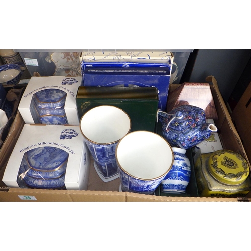 36 - A large qty of misc ceramics to inc Ringtons etc Af (4)