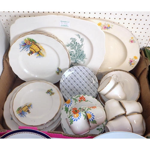 57 - Four boxes of misc collectables, ceramics AF (4)