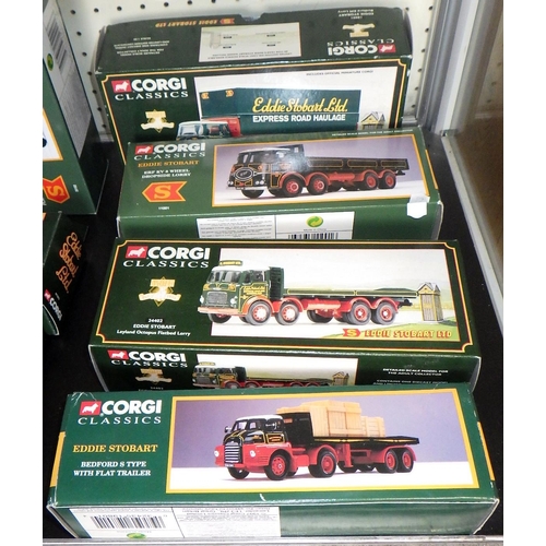 78 - A collection of boxed Corgi Eddie Stobart trucks (16)