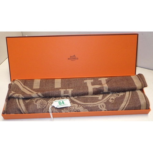 84 - A Hermes labelled Twilly scarf with box AF