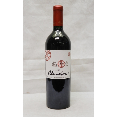  Baron Philippe de Rothschild Vina Concha y Toro Almaviva 2001: one case of six 750ml bottles