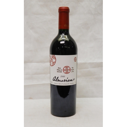  Baron Philippe de Rothschild Vina Concha y Toro Almaviva 2001: one case of six 750ml bottles