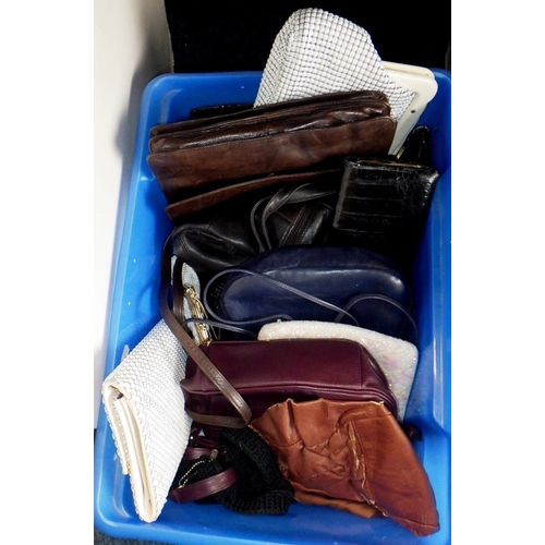 89 - A group of various handbags, scarfs etc (qty)